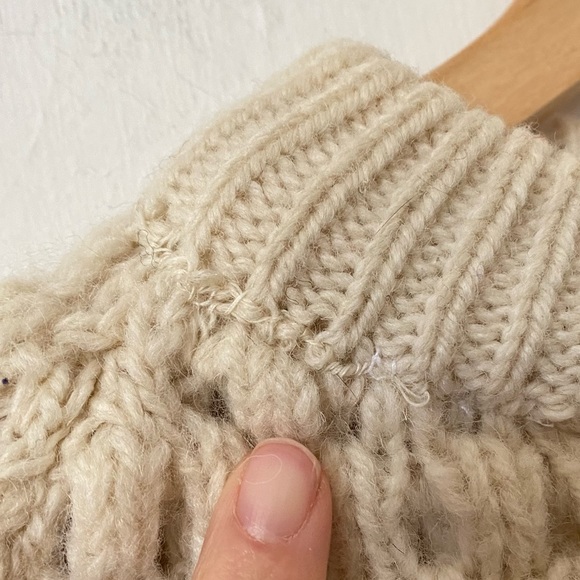 Vintage Wool Fishermans Sweater Whaler Sportswear England Abercrombie & Fitch - Picture 12 of 13